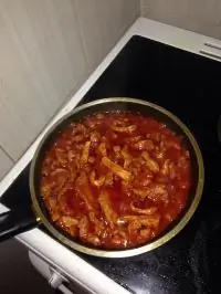 Поджарка из свинины