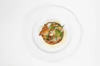 Пирог из ризотто с куриной грудкой