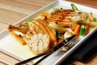 Эскабече из цесарки с тимьяном