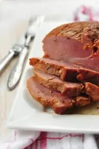 Свиной окорок в медово-апельсиновой глазури