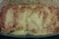 Каннеллони со шпинатом и моцареллой