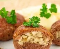 Зразы (котлеты с яичной начинкой)