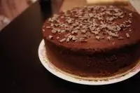 Насыщенный шоколадный чизкейк