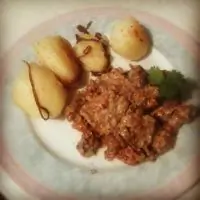 Печень кролика в сливочном соусе