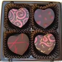 Шоколадные трюфели в золоте