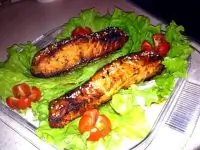 Лосось на гриле по кубански