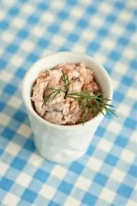 Паштет из копченого лосося