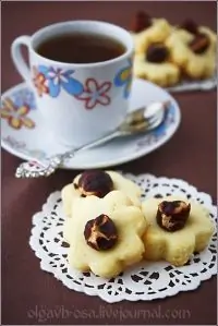 Лимонное печенье с фундуком