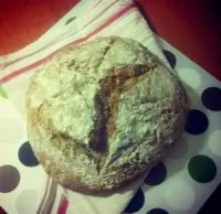 Бездрожжевой хлеб на кефире с грецкими орехами