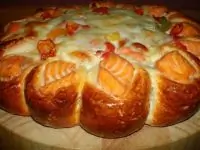 Пирог с форелью