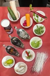 Сом в паназиатском стиле