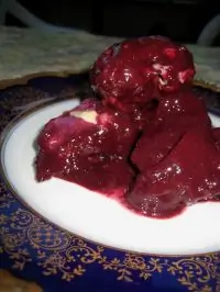 Курица с ежевикой