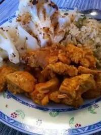 Куриные грудки с цветной капустой