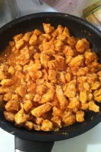 Курица по восточному с медом и имбирем