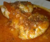 Кальмары в чесночно-томатном соусе