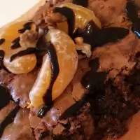 Брауни с горьким шоколадом