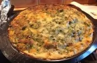 Пирог с баклажанами по провански