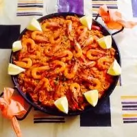 Валенсийская паэлья с морепродуктами