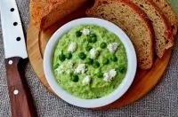 Паштет из зеленого горошка