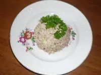 Рыбный салат по восточному