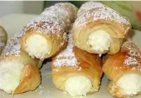 Трубочки с кремом