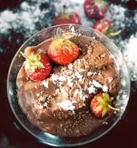 Шоколадный мусс со сливками