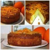 Цитрусовый кекс с миндалем