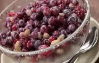 Брусника со сгущенкой