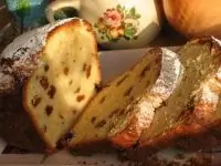 Сметанный кекс с изюмом