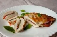 Куриные грудки с томатами и базиликом