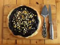 Пицца с шоколадом