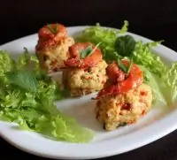 Тайские сконы с пряными креветками