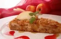 Песочный яблочный пирог с медом