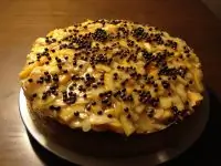 Яблочный торт с сыром маскарпоне