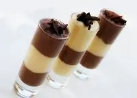 Шоколадно-ванильный пудинг