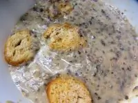 Суп-пюре из шампиньонов