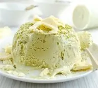 Парфе с белым шоколадом и чаем матча