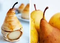 Медовые груши с ванилью в слоеном тесте