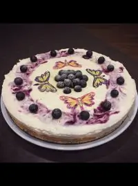 Ягодный чизкейк без выпекания