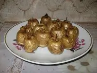 Печеный картофель с салом