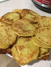 Оладьи из кабачков с обжаренной морковью