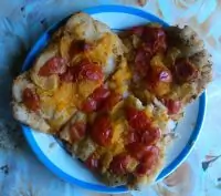 Треска с помидорами и апельсинами