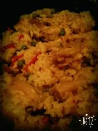 Курица с рисом по испански