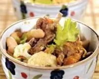 Рагу из бараньих ребрышек с овощами