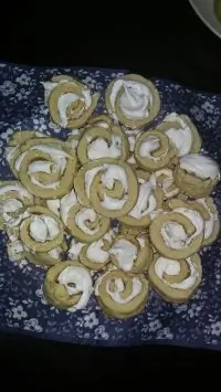 Творожное печенье с кремом