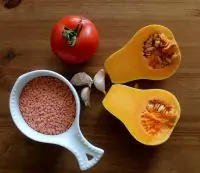 Тыквенно-чечевичный суп-пюре