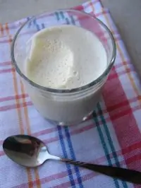 Творожный пористый десерт