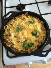 Мидии под сыром