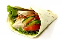 Шаурма с курицей и майонезом