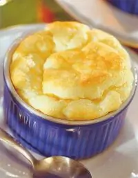 Творожно-фруктовое суфле с бананами